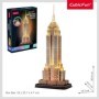 Marile Arhitecturi ale lumii Puzzle 3D cu led Empire State Building 37 piese